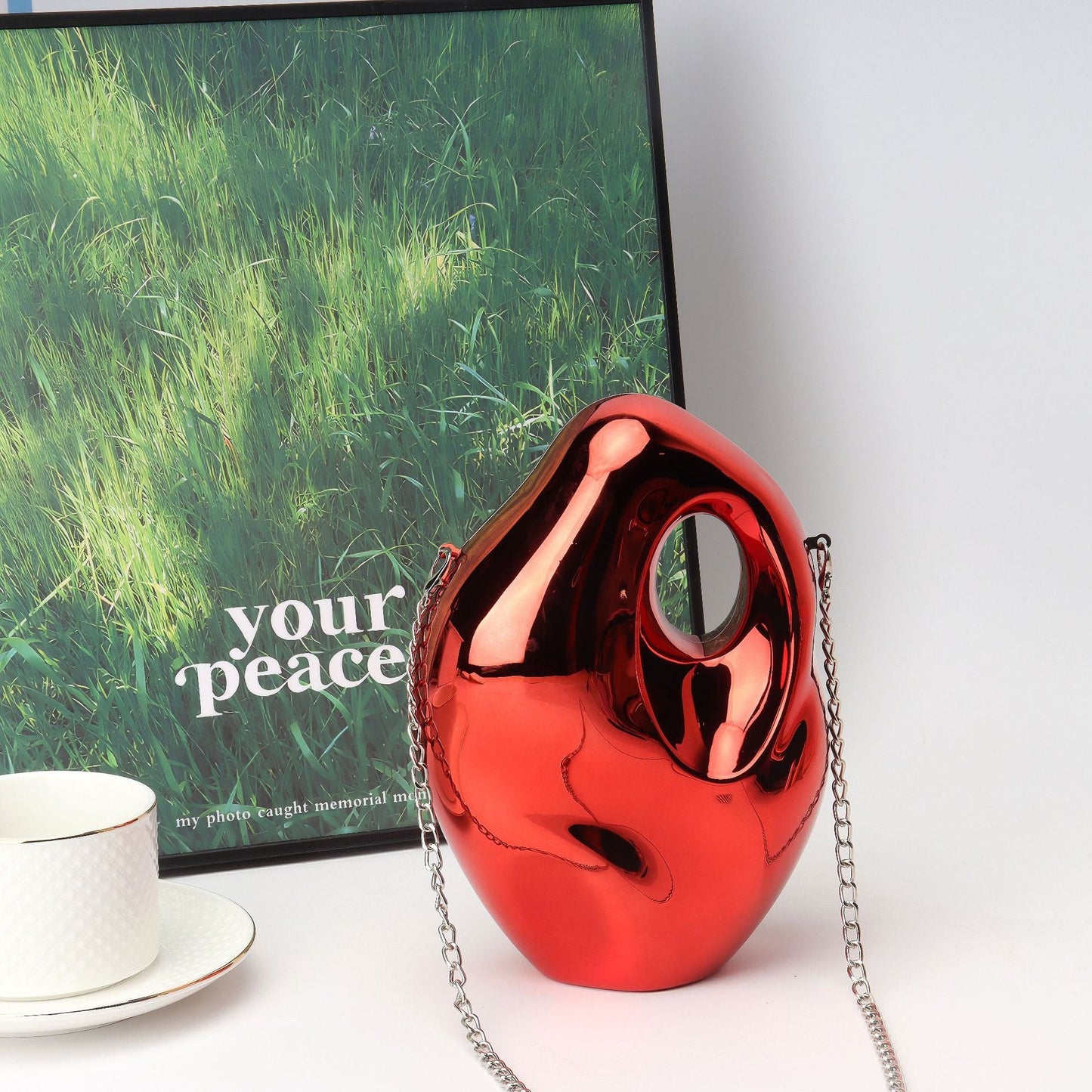 Ladies Acrylic Bag – Elegant Crossbody Box Bag, Simple Prom Clutch, Banquet Summer Party Purse, Perfect Evening Purse & Wedding Dinner Bag