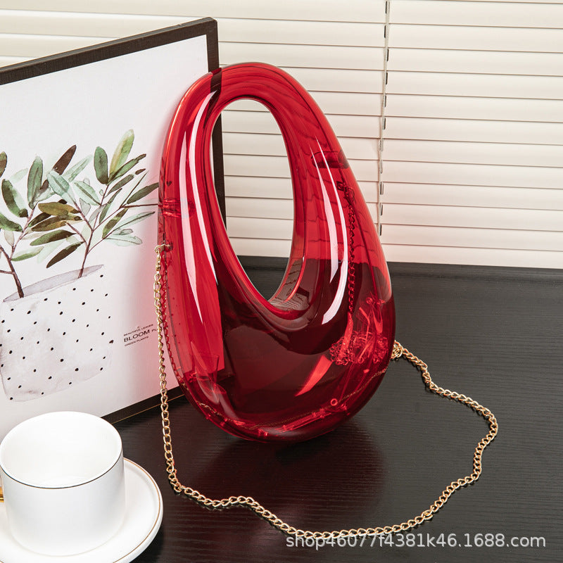 Oval Box Bag, Shell Baguette Bag, Banquet Mobile Phone Bag, Prom Bag, Party Purse, Prom Bags Clutch, Wedding Purse Evening Purse