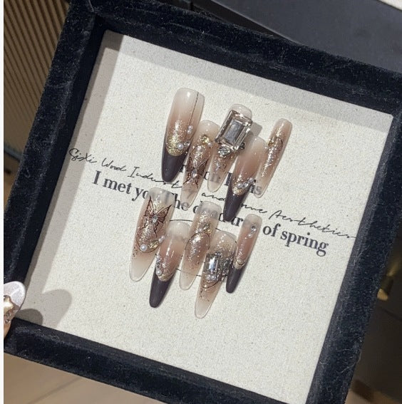 1035- Handmade press on nails fake nails removable