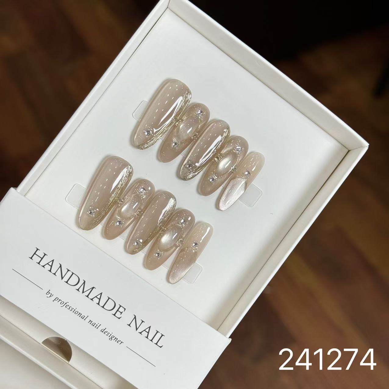 1030- Handmade press on nails fake nails removable