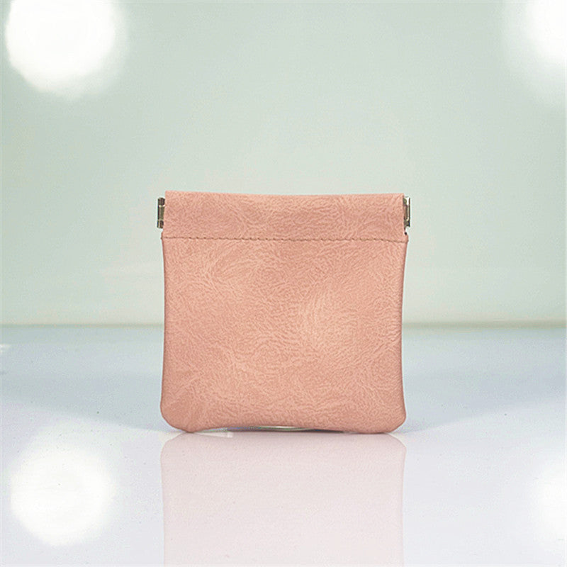 Automatic closing data cable, earphone portable storage bag, lipstick key, cosmetics portable small bag,