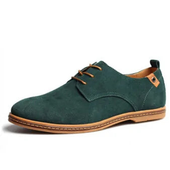 Suede Oxfords Boys Men Leather Shoes - # 	BOAA73610002