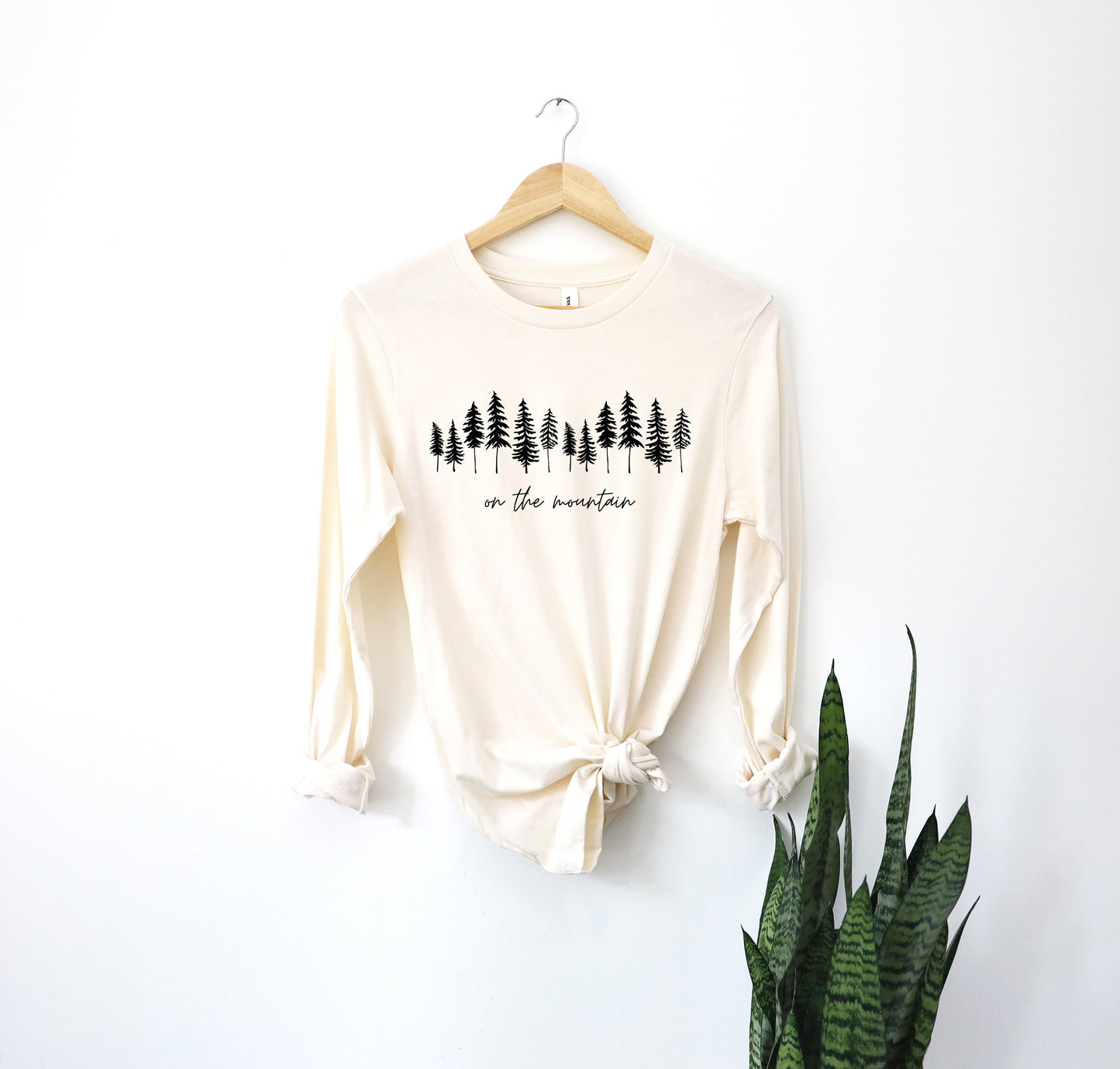 On the Mountain Camping Long Sleeve T shirt