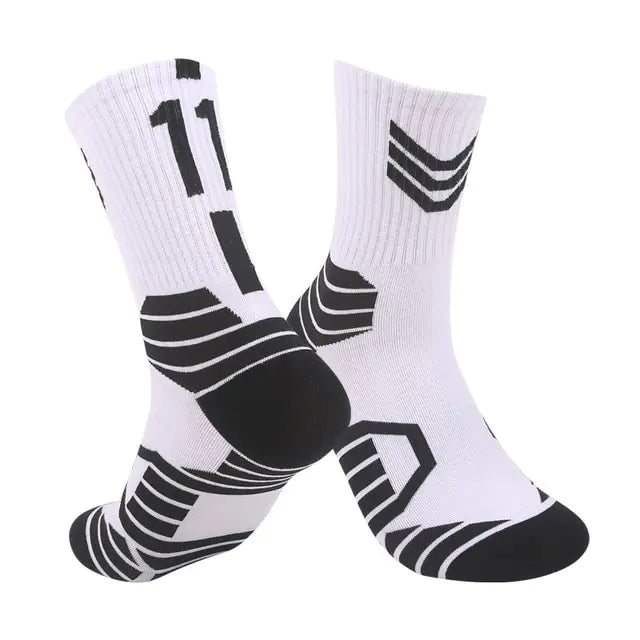 Breathable Non-Slip Professional Basketball Socks for Men, Women, and Kids - Ideal for Sports, Cycling, Climbing, and Running - # BOAA13810001
