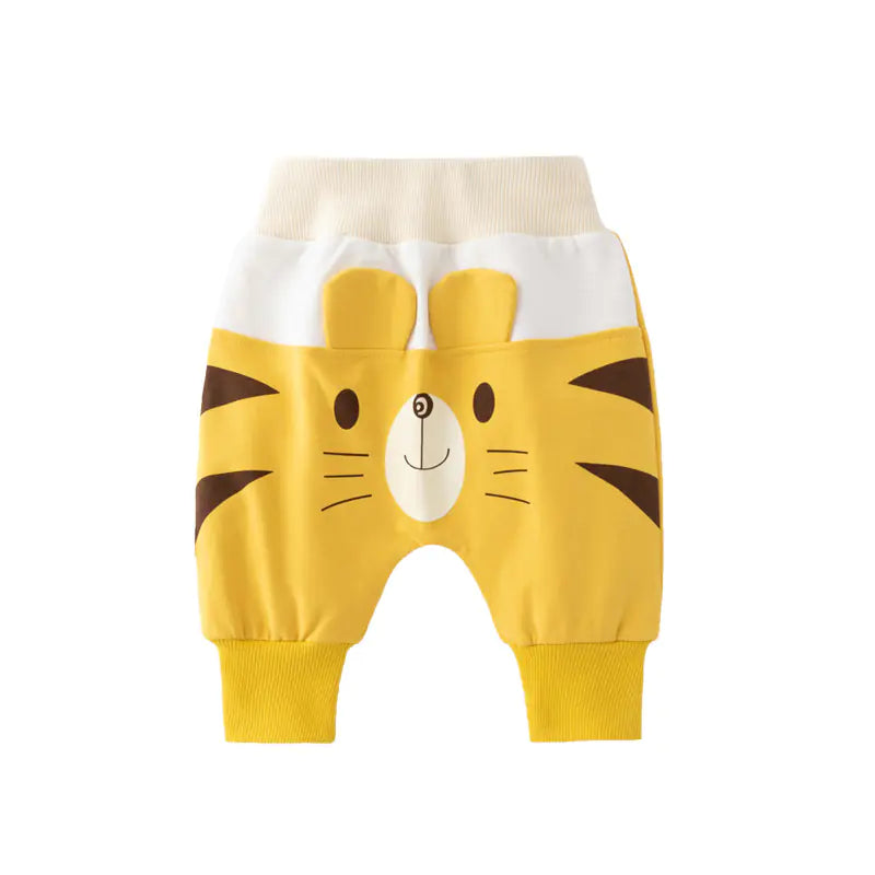 Yellow Tiger Baby Harem Pants for 0-2 Years Old - # BAAA1B1910004