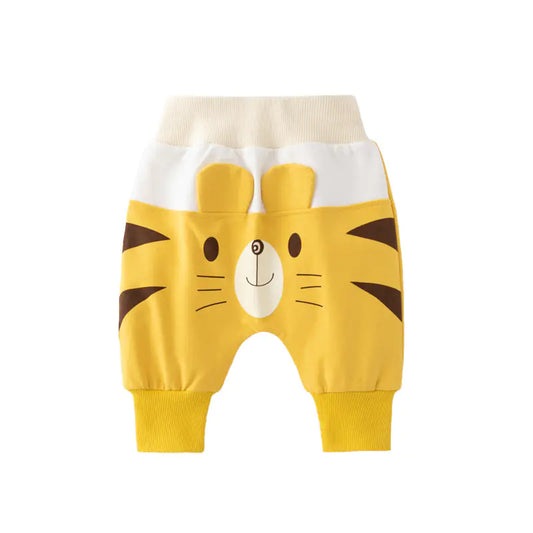 Yellow Tiger Baby Harem Pants for 0-2 Years Old - # BAAA1B1910004
