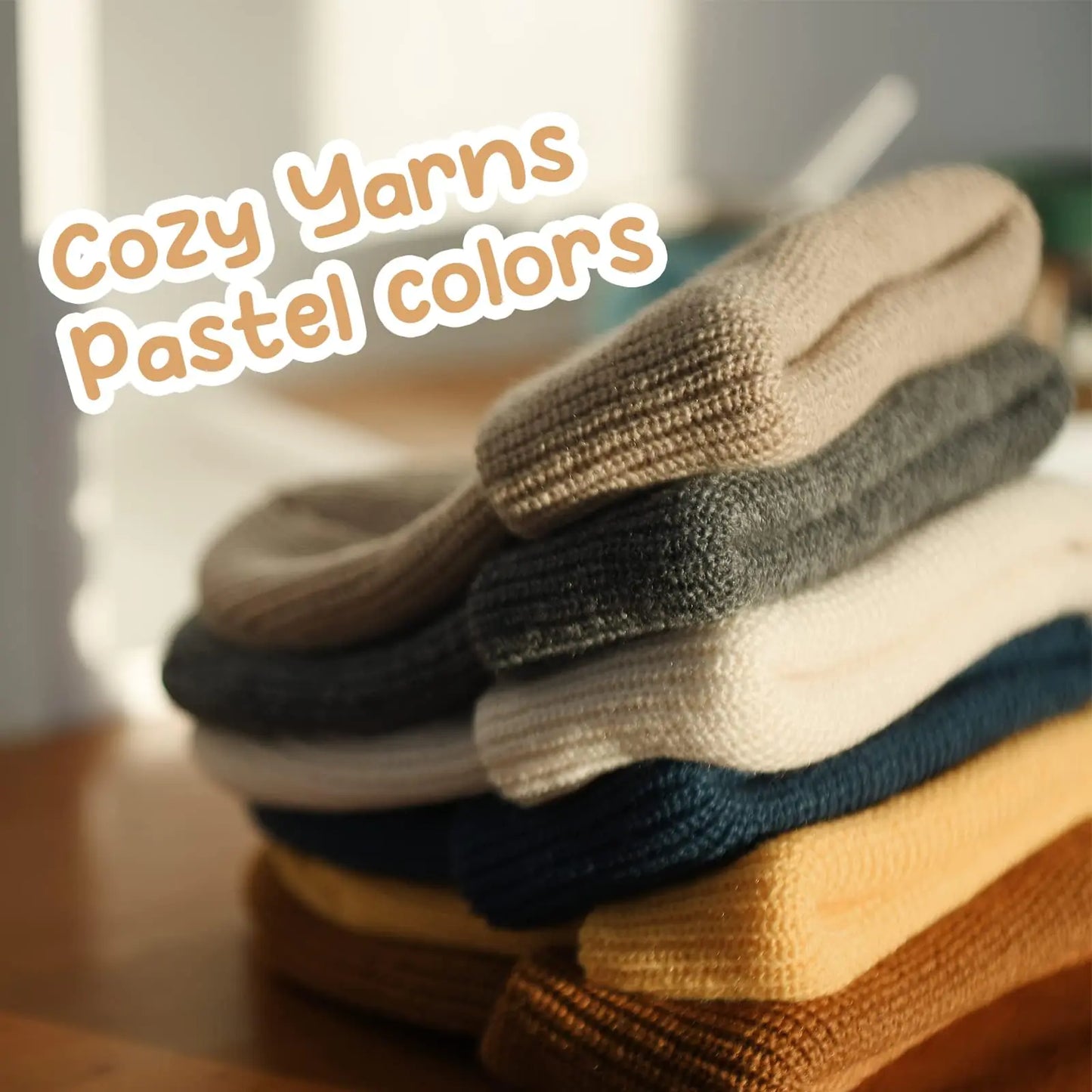 FURTALK Toddler Beanie Baby Boys Girls Beanies Kids Winter Hats Children Knit Warm Caps 3-8 Years Beige+pink+caramel - # BOAA21910001