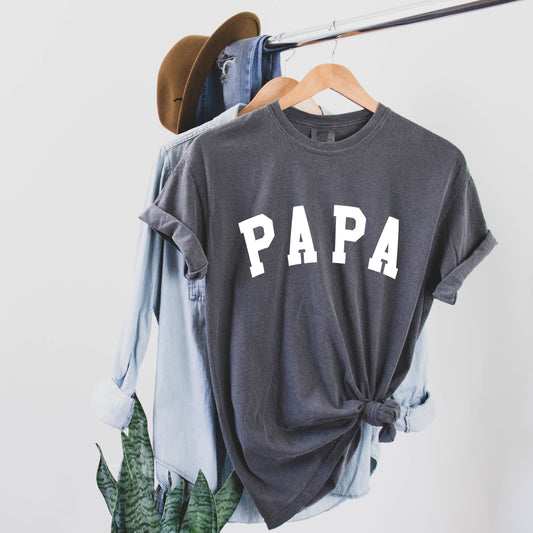 Papa Grandpa Comfort Colors T Shirt (Extended)