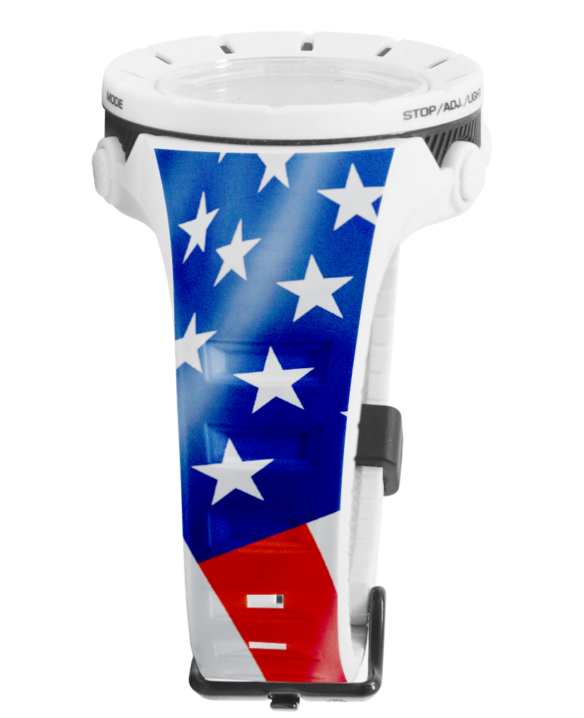 Coliseum Fit™ Forum - Patriot Edition (White/Black) Watch