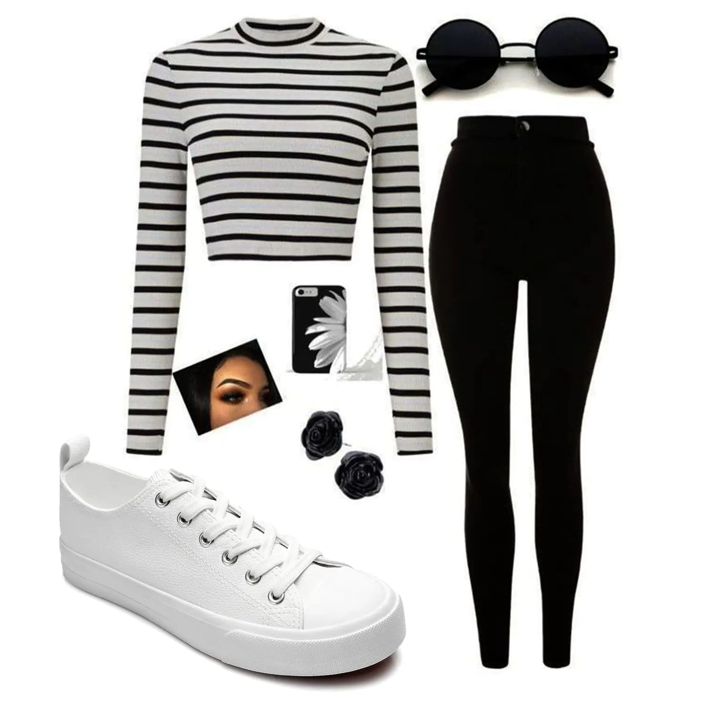 FRACORA Women's PU Leather Tennis Shoes Low Top lace up Casual Shoes Comfortable Fashion Sneaker 8 White - # GIAA73710002