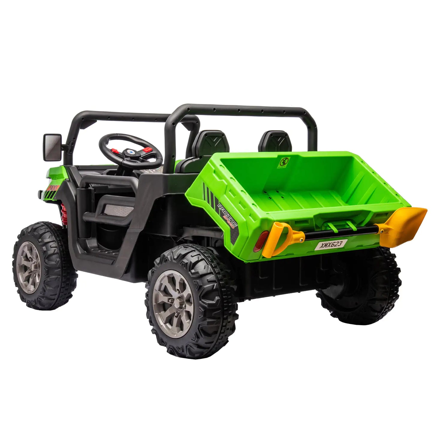 24V Ride On Truck 2 Seater Ride On UTV With 2x200W Motor Ride On Dump Truck With Dump Bed Shovel Ride On Car With Remote Control Electric Vehicle With Non Slip Tyre For Boys Girls - # BOT&G511210003