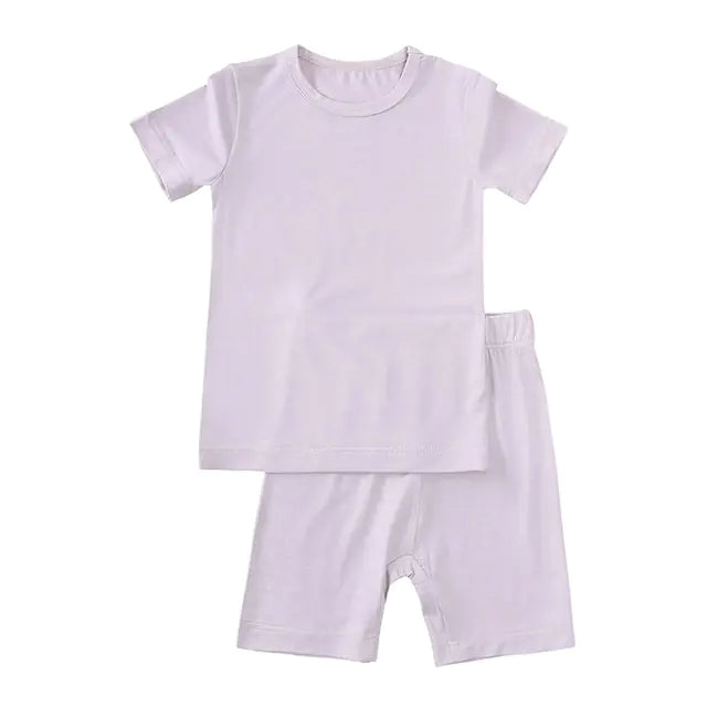 2023 Bamboo Fiber Toddler Kids Pajamas Set - # BOAA11710008