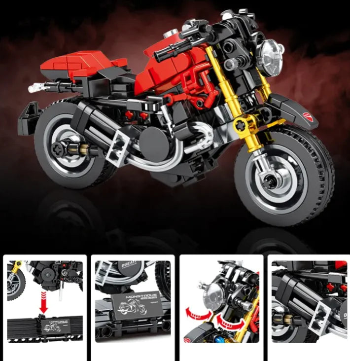 Children's Motorcycle Building Block Ornaments - # BOT&G52710008