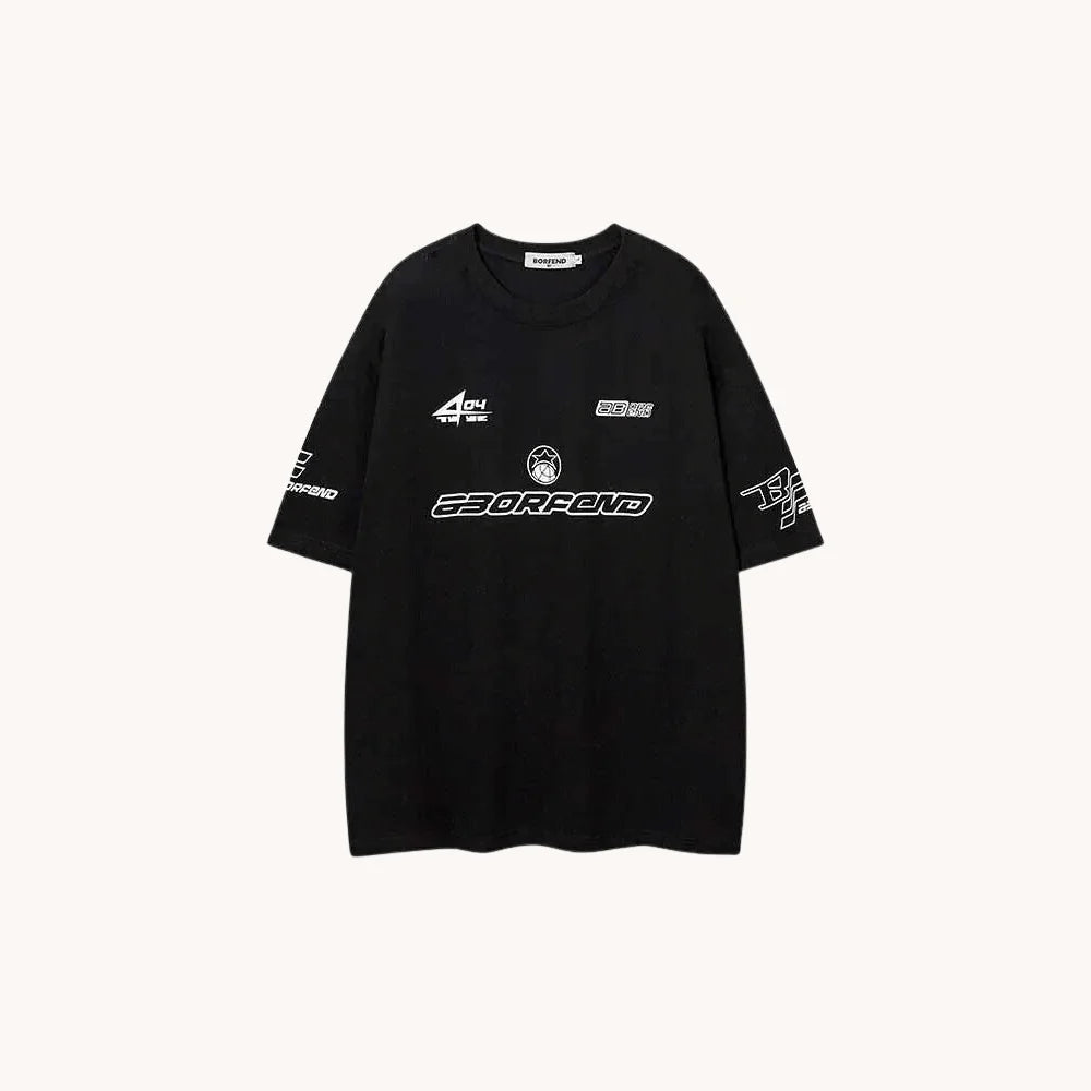 Racing Jersey Style T-Shirt - # BOAA13510027