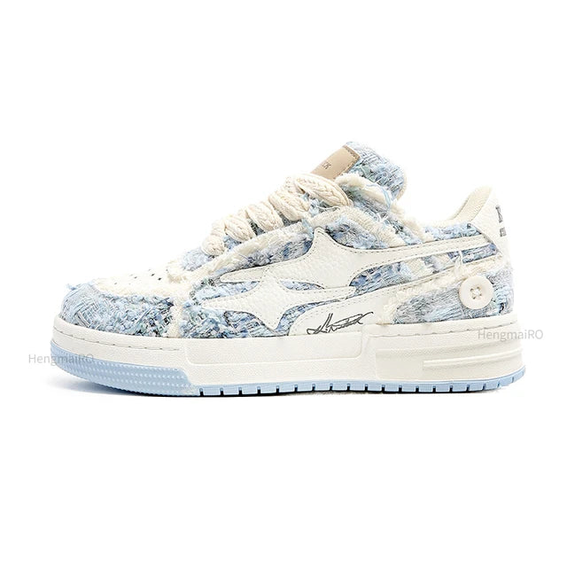 Leather Sneakers Casual Shoes - # BOAA73510010