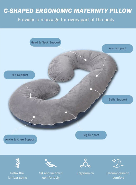 C-Shaped Body Pregnancy Pillow - # WOAA21410003-PRG