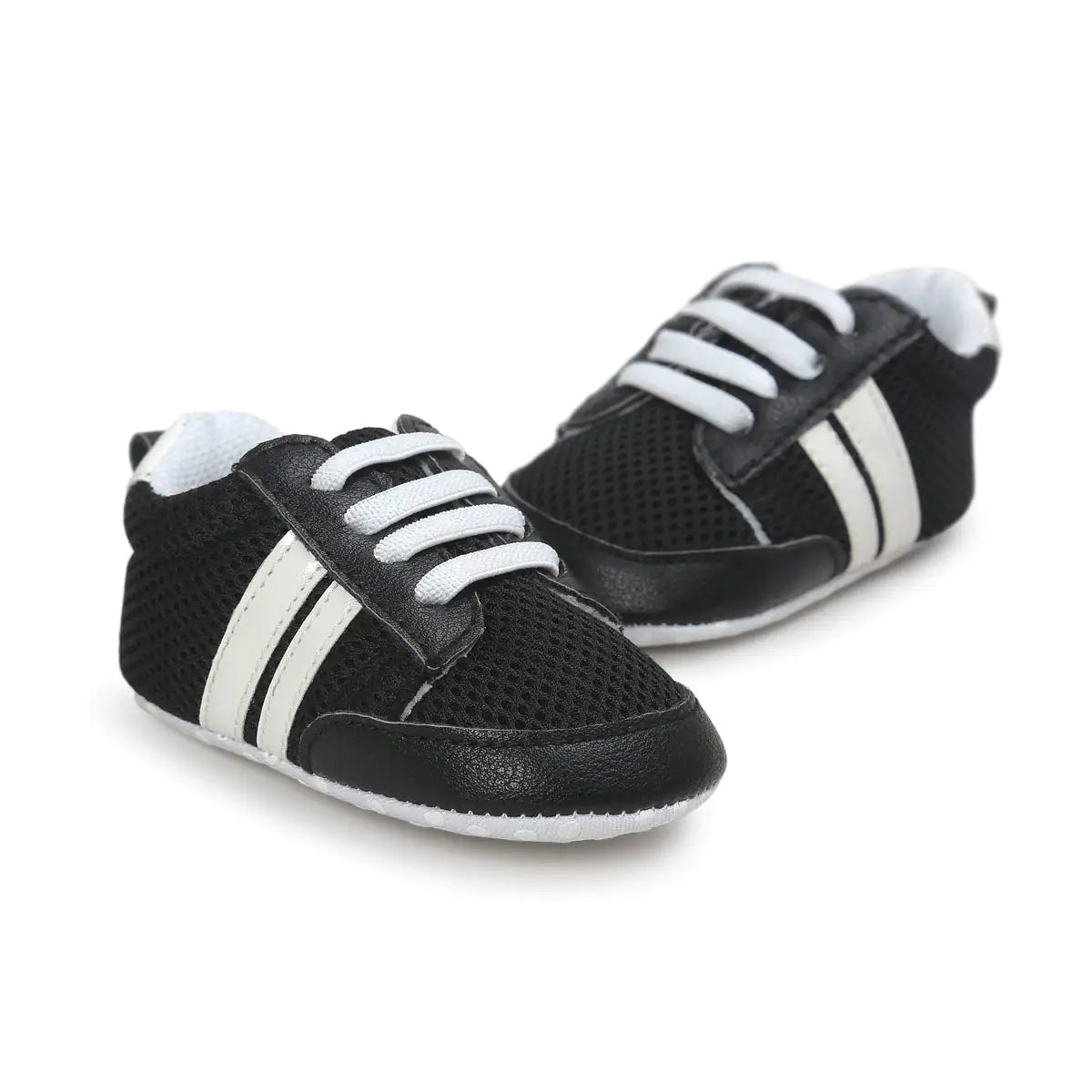 Baby Boy Girl Moccasins Shoes Infant PU Leather Non-slip Soft Newborn Sneakers - # GIAA71310003