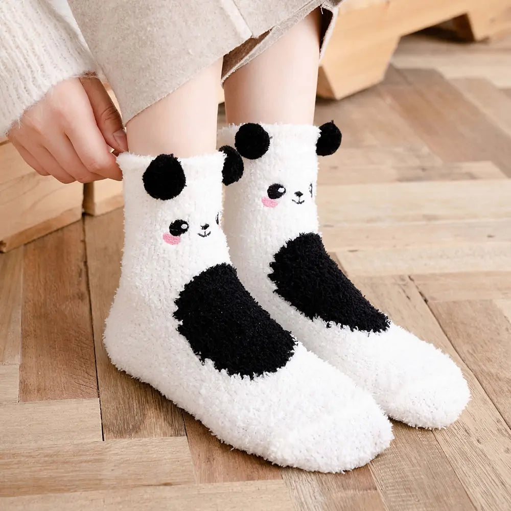 Women's  Fuzzy Socks Winter Warm Fleece - # GIAA231010005