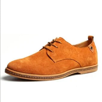 Suede Oxfords Boys Men Leather Shoes - # 	BOAA73610002