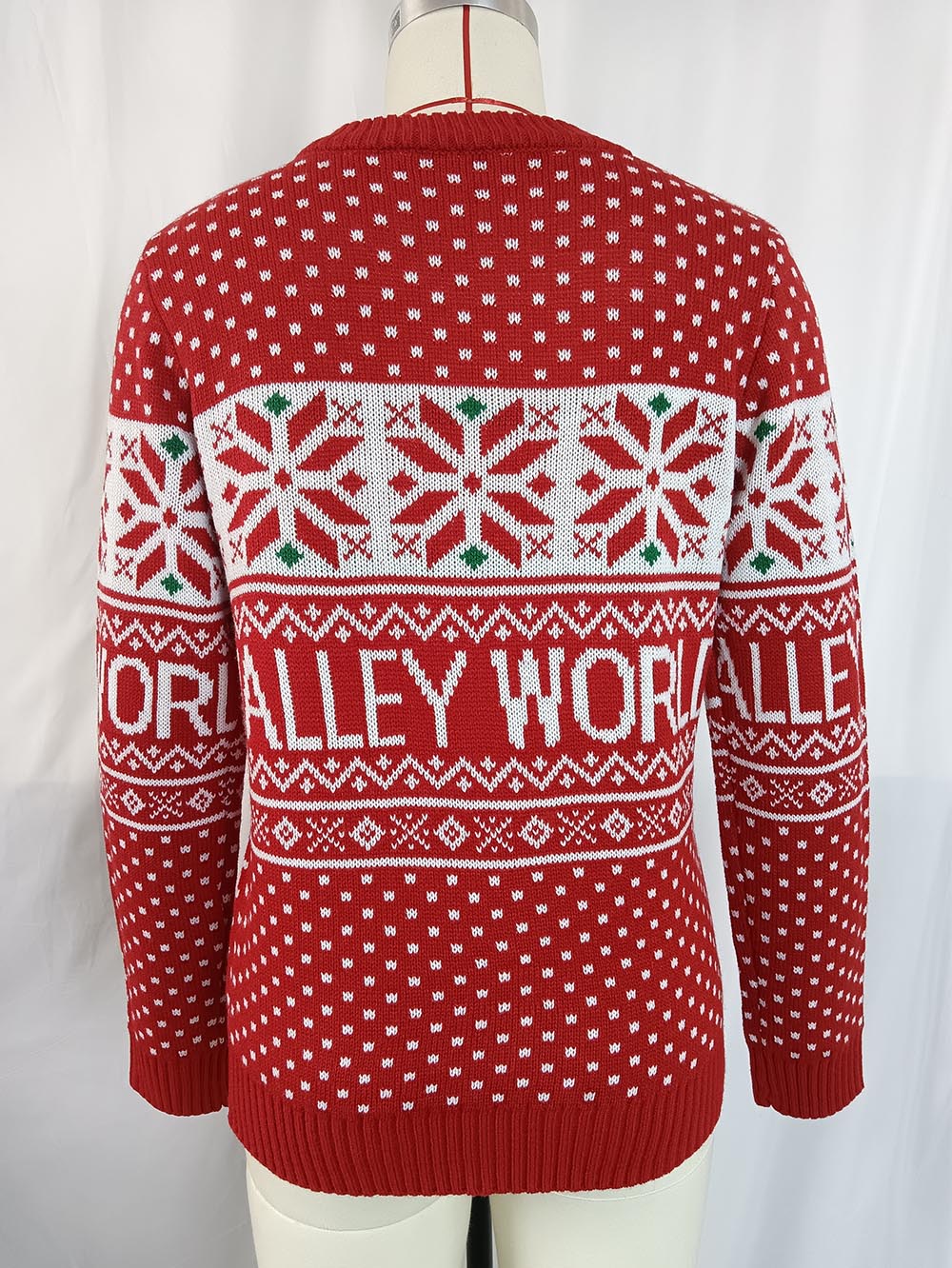 Reindeer Embroidery Ugly Christmas Sweater | NCS