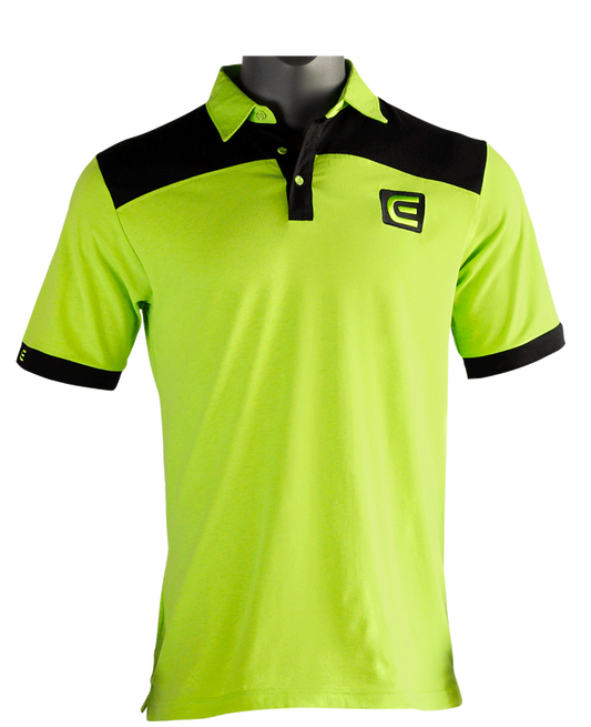 Rockwell Tri-Blend Polo - Green/Black