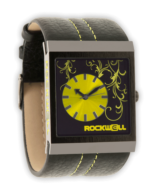 Mercedes (Black/Yellow) Watch