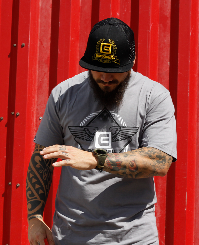 Roman Trucker Snapback Hat