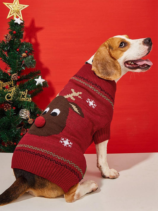 Rudolph Reindeer Christmas Sweater | NCS
