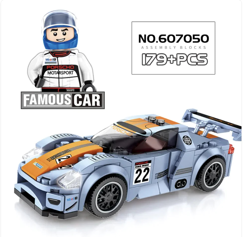 City Racing Building Blocks Set - Educational Car Story Toys for Children - # BOT&G52710007