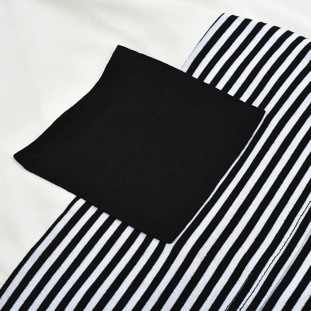 Maternity Nursing T-Shirt with Stitching and Long Sleeves - # BAGE211510102-NURSG