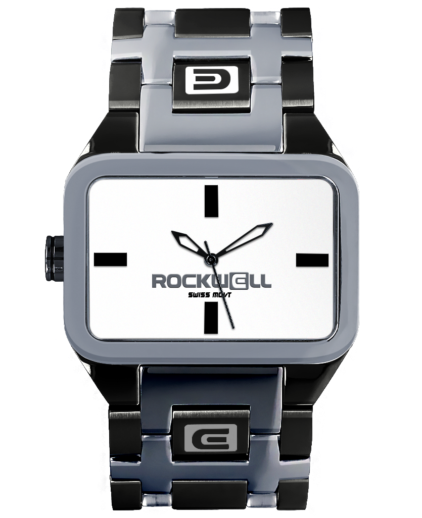 Duel Time (Silver/White/Black) Watch
