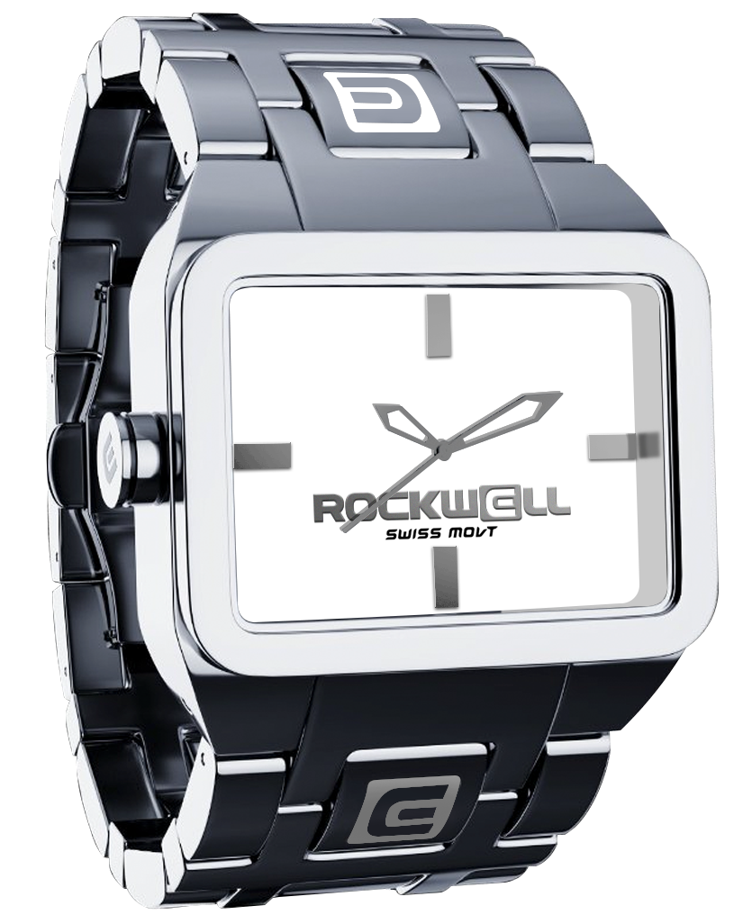 Duel Time (Silver/White) Watch