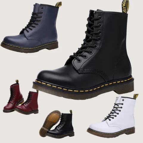 Leather Boots with Thick Soles - # GIAA73410002