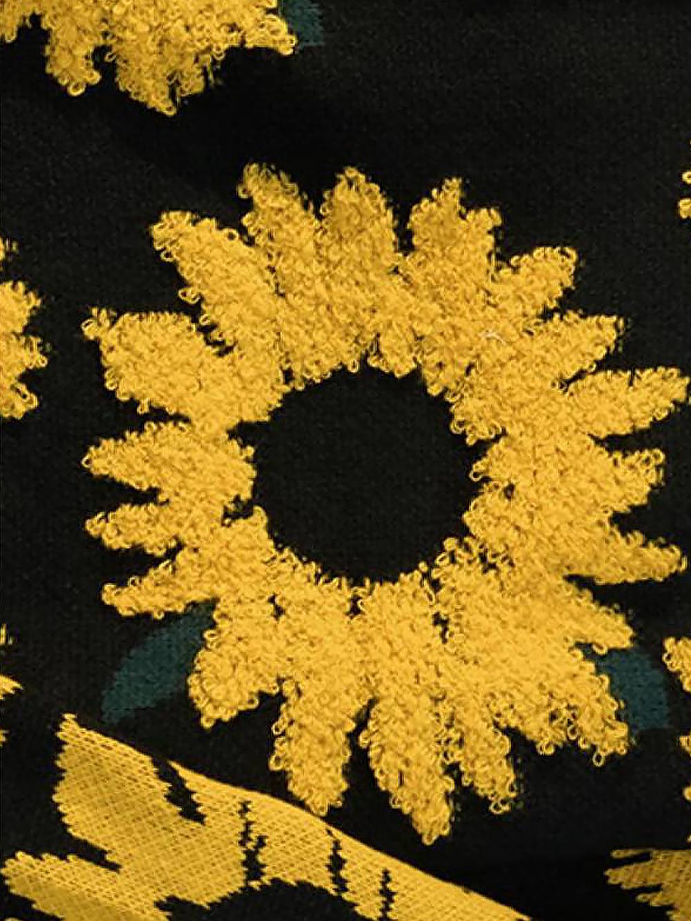 Sunflower Pattern Embroidery Knit Sweater | NCS