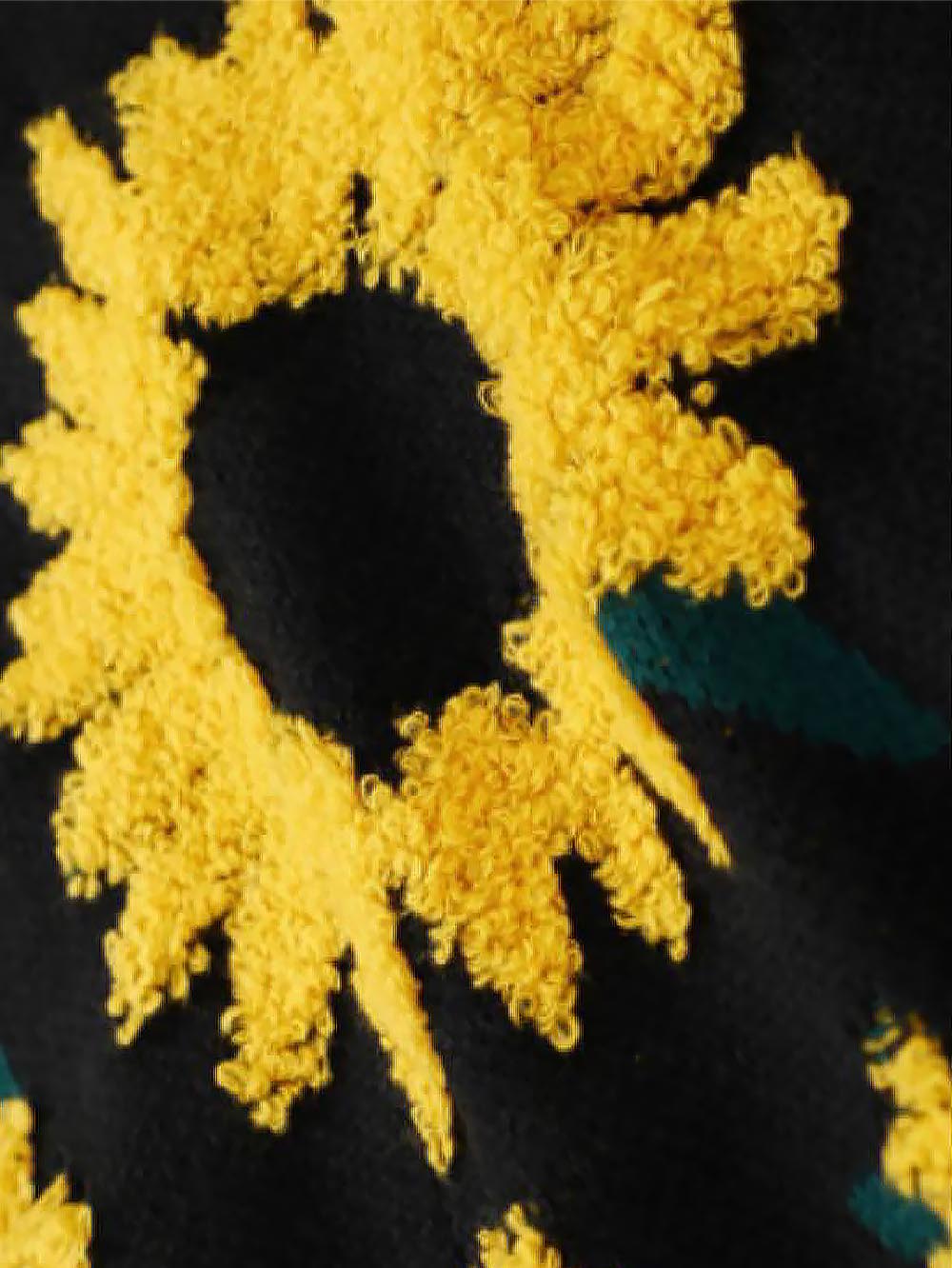 Sunflower Pattern Embroidery Knit Sweater | NCS