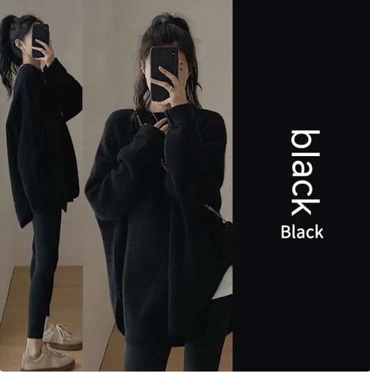 Soft Knit Versatile Bottoming Shirt - # WOAA21510002-PRG