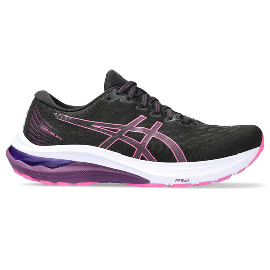 ASICS Women's GT-2000 11 Running Shoes 6.5 Black/Hot Pink - # GIAA73110005