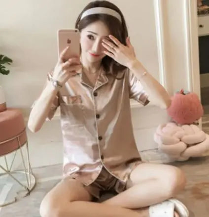 Silk Sleepwear set - # GIAA23910001-PRG