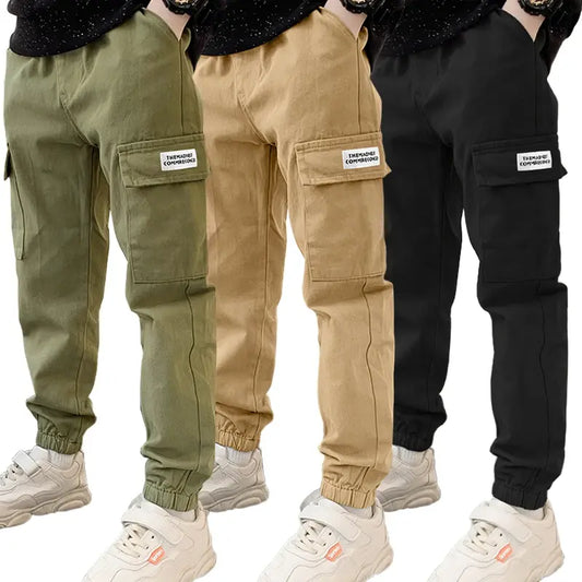 Boys Cargo Pants Spring Autumn - # BOAA12410008