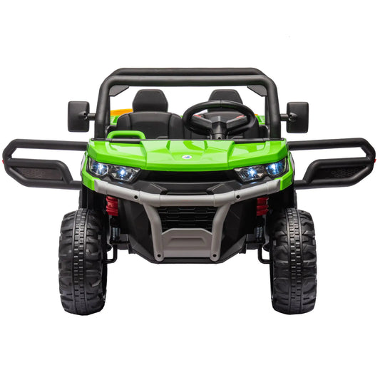 24V Ride On Truck 2 Seater Ride On UTV With 2x200W Motor Ride On Dump Truck With Dump Bed Shovel Ride On Car With Remote Control Electric Vehicle With Non Slip Tyre For Boys Girls - # BOT&G511210003