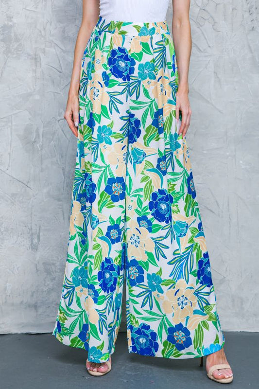 FLORAL IN THE WORLD WOVEN PANTS