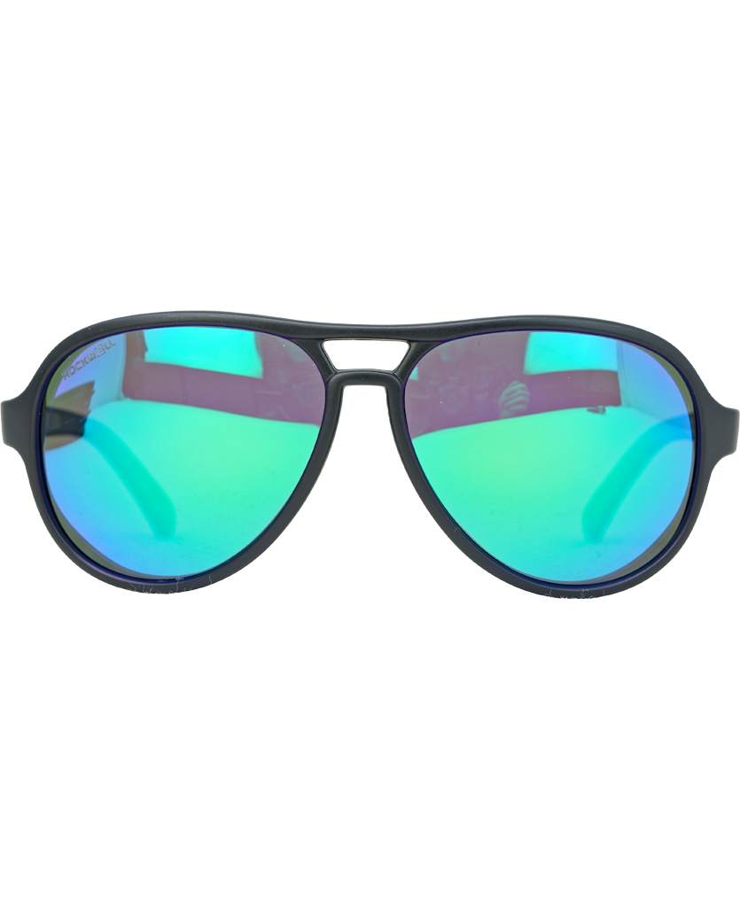 Casino (Black/Green Mirror Polarized Lens)