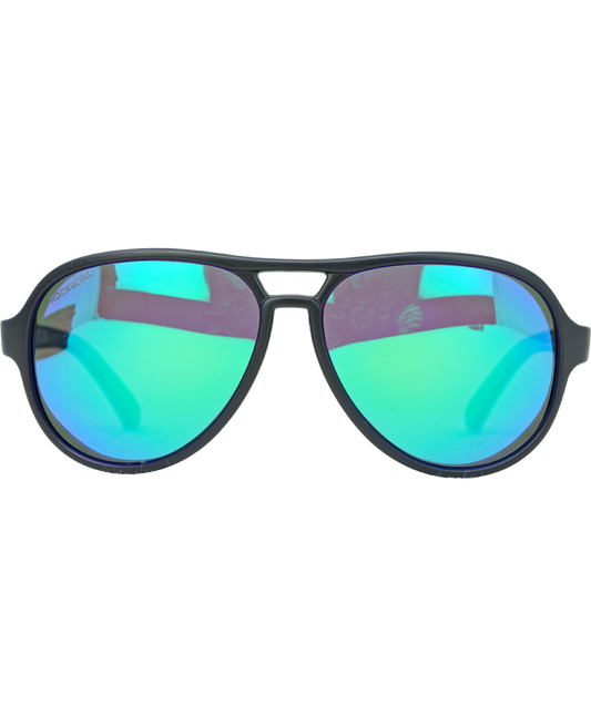 Casino (Black/Green Mirror Polarized Lens)