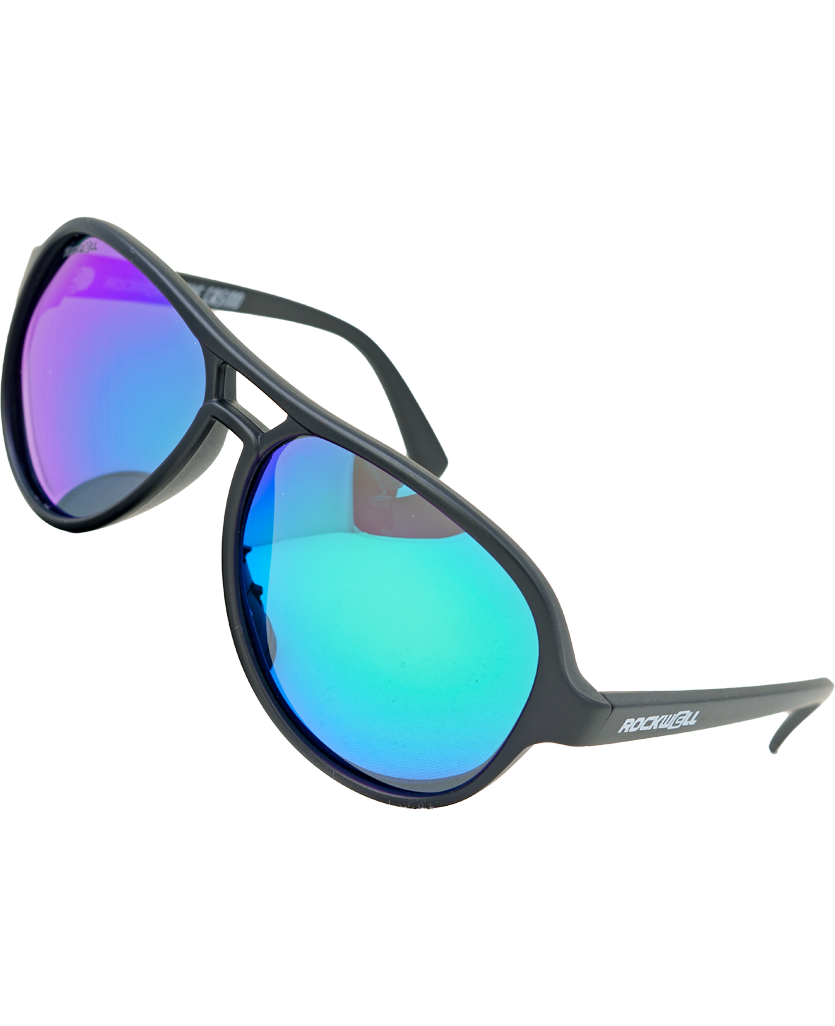 Casino (Black/Green Mirror Polarized Lens)