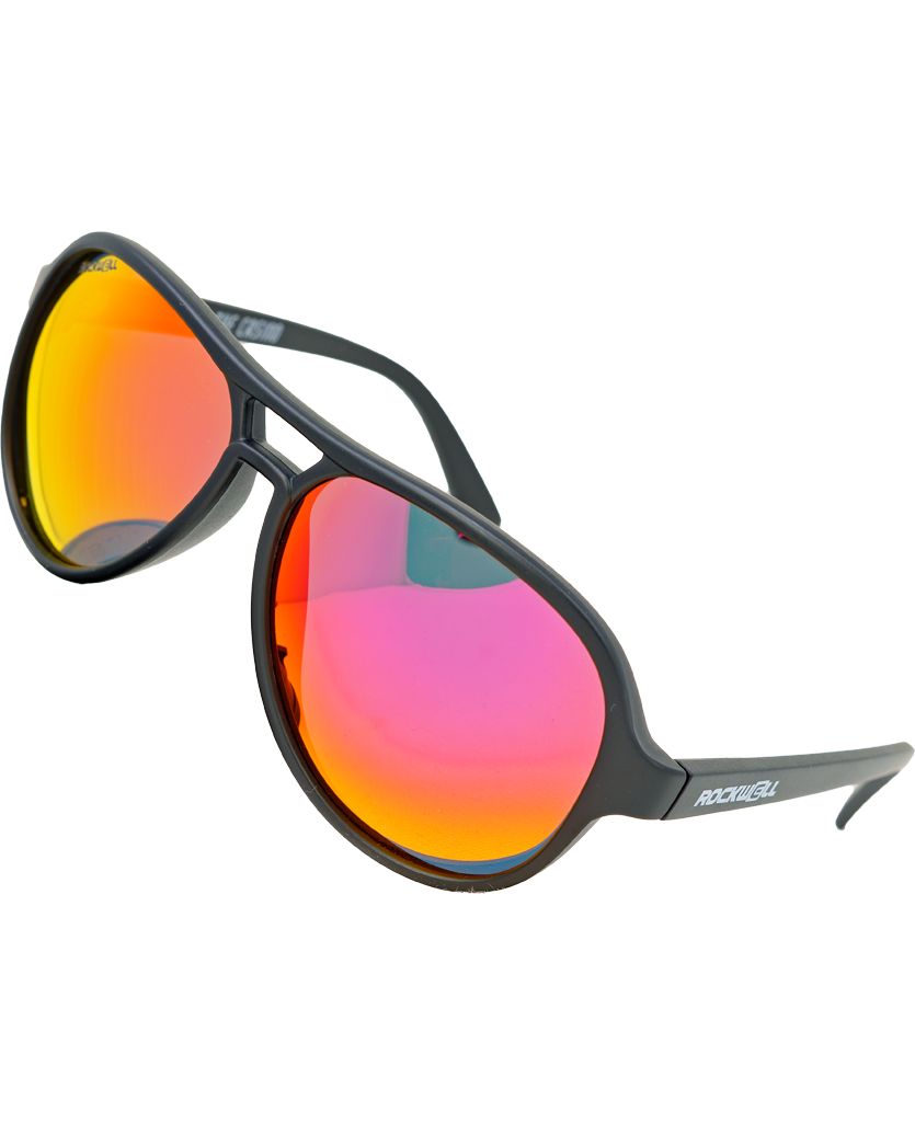 Casino (Black/Red Mirror Polarized Lens