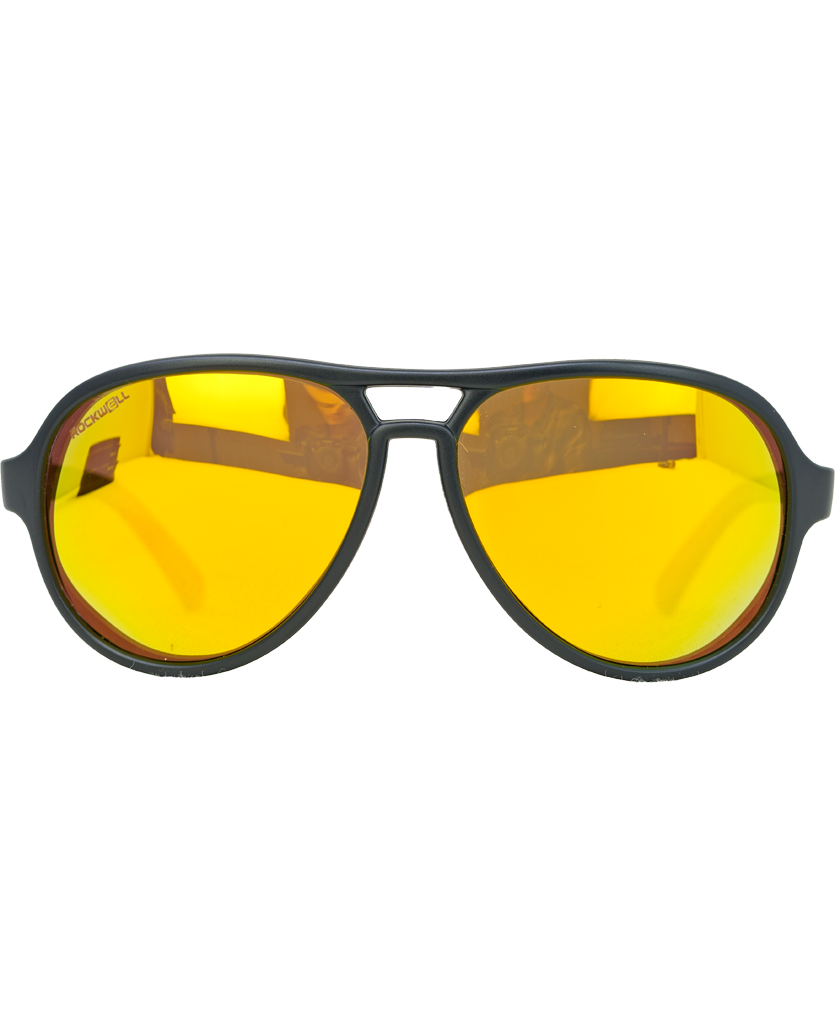 Casino (Black/Yellow Mirror Polarized Lens