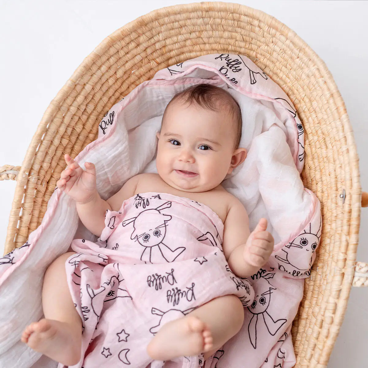 Milk&Moo Set of 2 Chancin Baby Muslin Swaddle Blanket - BAGE41210019