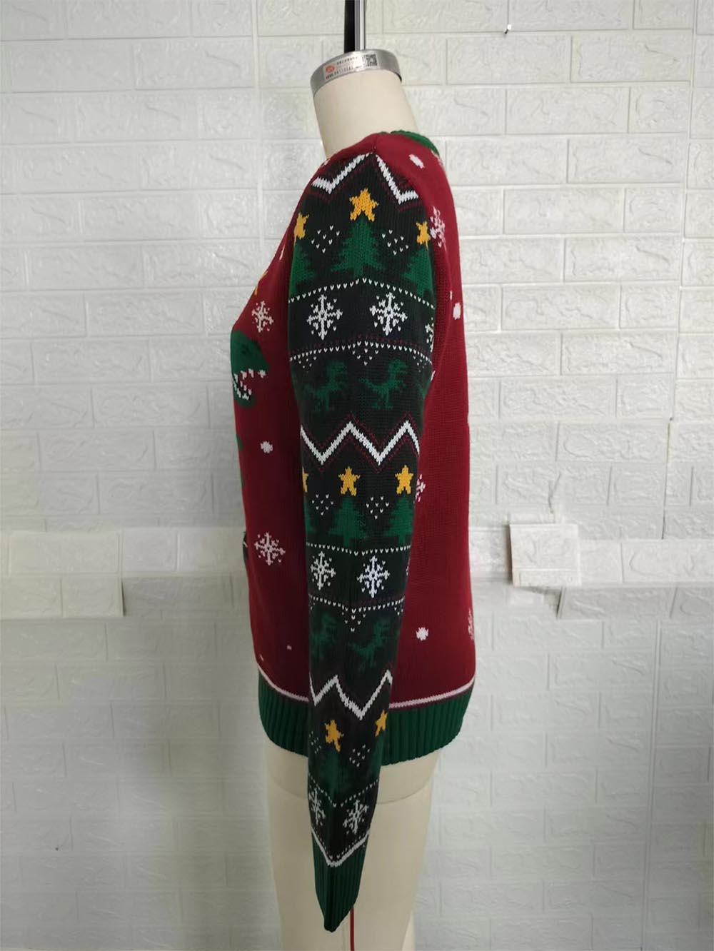 Tree-Rex LED Light Christmas Sweater | NCS