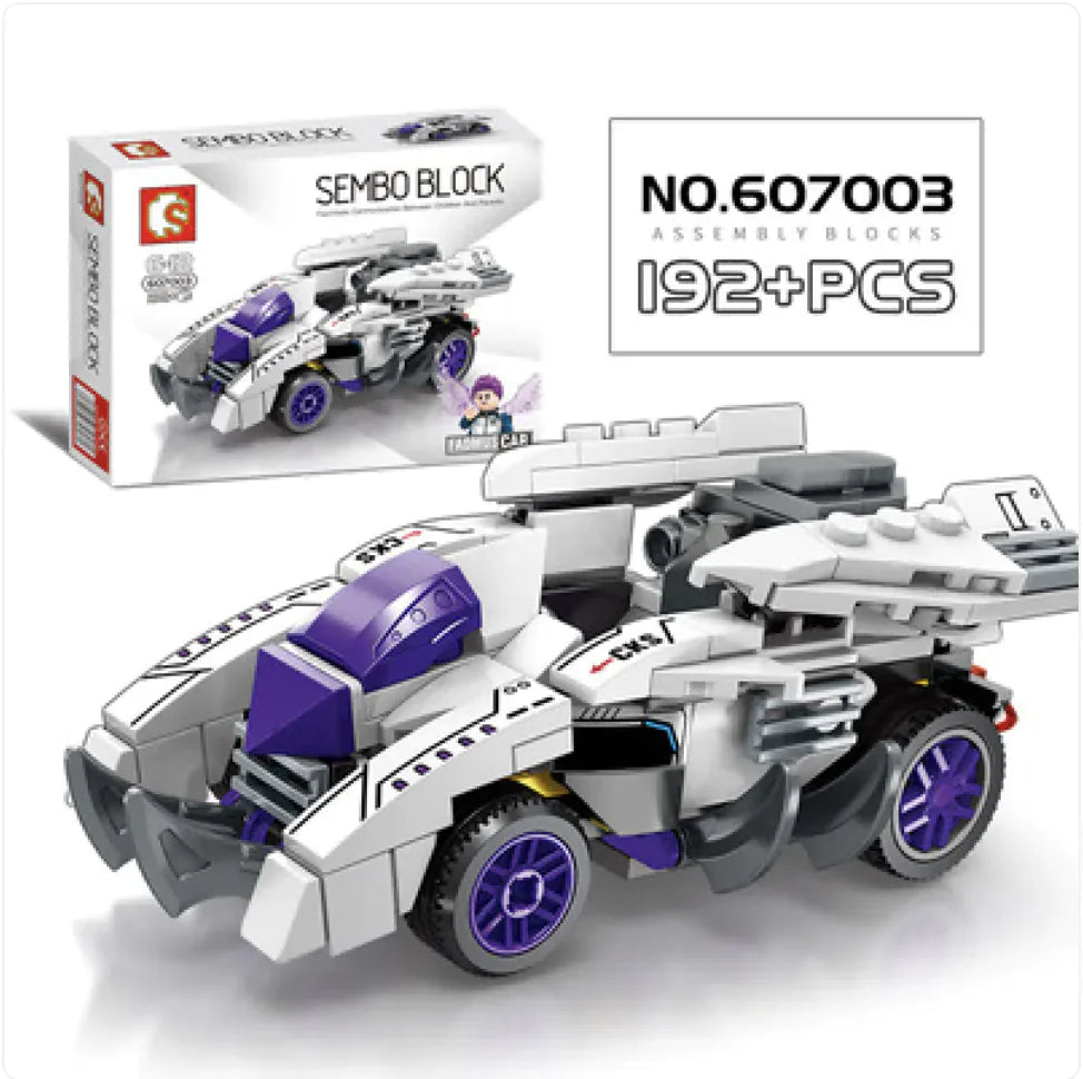 City Racing Building Blocks Set - Educational Car Story Toys for Children - # BOT&G52710007