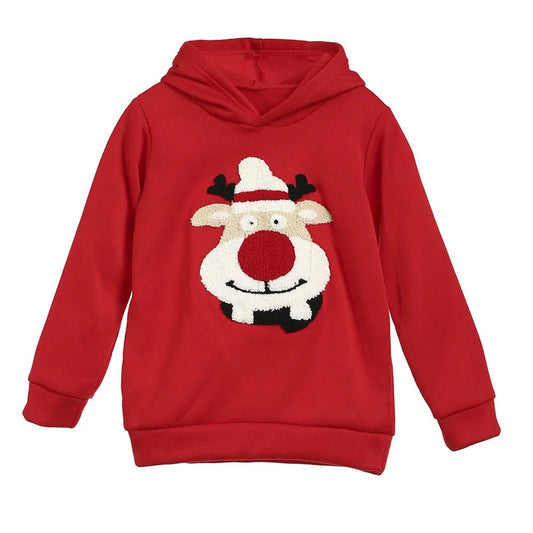Christmas Family Matching Hoodie Pullover Sweatshirt Jumper - # BOAA12510001
